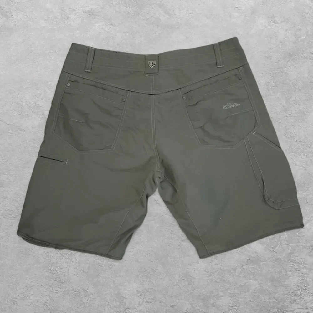Kuhl Liberator Green Convertible Shorts Mens 36 Stealth Zip Off Hiking